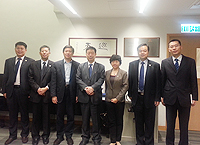 中國載人航天工程辦公室代表團參觀太空與地球信息科學研究所
